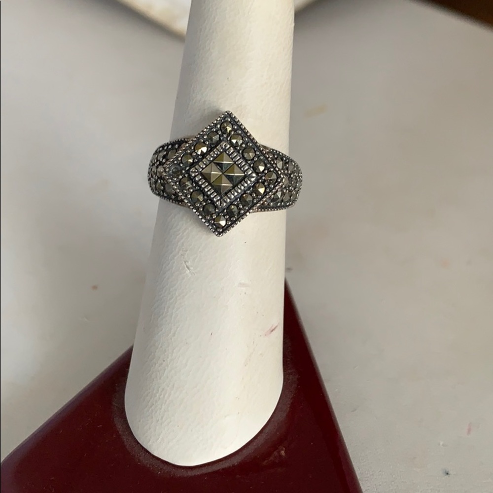 Sterling marcasite ring